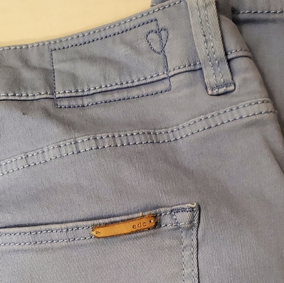 Edc Womens Paisley Blue Skin Fit Skinny Pants - Picture 7 of 8